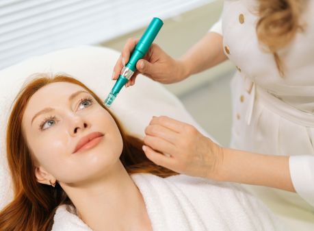 Que es el Dermapen facial Profesional realizando un servicio de dermapen facial en Girona